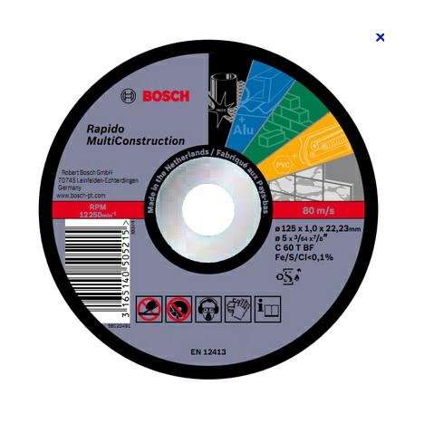 Disco De Corte Multiconstruction 180X1Mm 2608602766000 - Bosch