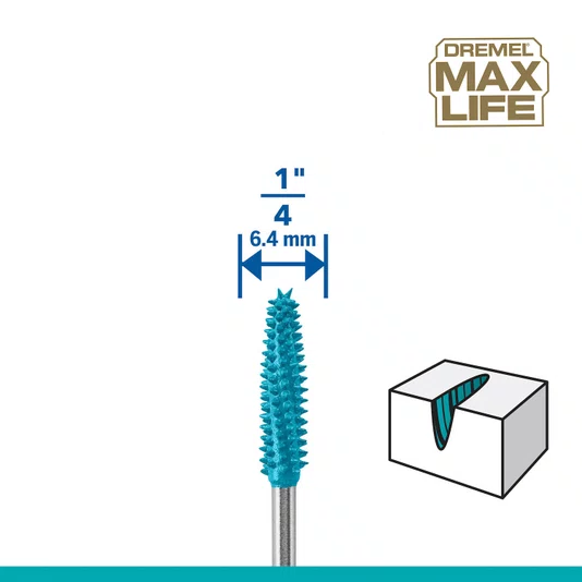Escareador De Ponta Redonda Pequena 6.4Mm Max Life 9952 Dremel - 26159952Aa