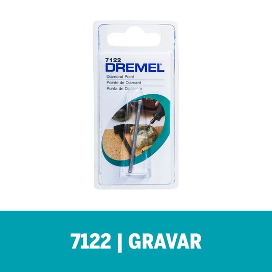 Ponta Montada Diamantada 3/32" 2,4Mm Dremel - 7122 - 26157122Ac