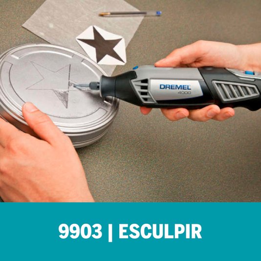 Escareador De Tungstênio 1/8" Multiuso 3,2Mm Dremel - 9903 - 2615009903