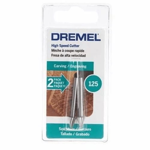 Escariador Conico Alta Velocidade 1/4" 2 Unidades Dremel - 125 - 26150125Ac