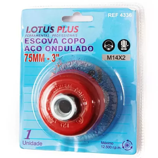 Escova Copo M14X2 2,5  Ond 80/10 4335