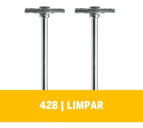 Escova De Aço Carbono Circular 2Pçs 19Mm 3/4" Dremel - 428 - 26150428Ab