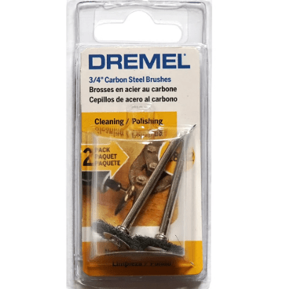 Escova De Aço Carbono Circular 2Pçs 19Mm 3/4" Dremel - 428 - 26150428Ab