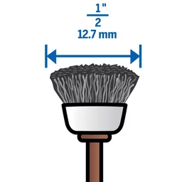 Escova De Aço Inox 1/2" 2 Unidades Dremel - 531 - 26150531Aa