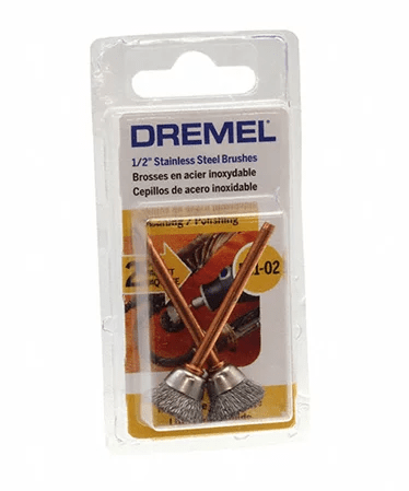 Escova De Aço Inox 1/2" 2 Unidades Dremel - 531 - 26150531Aa