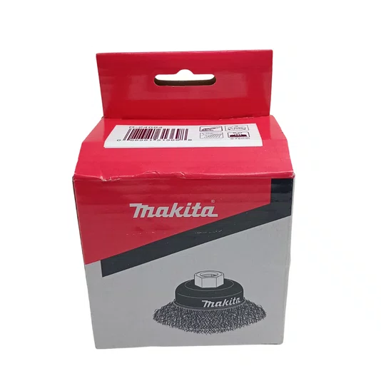 Escova De Aço Copo 75Mm M14 Com Fio Ondulado Makita - D-24094