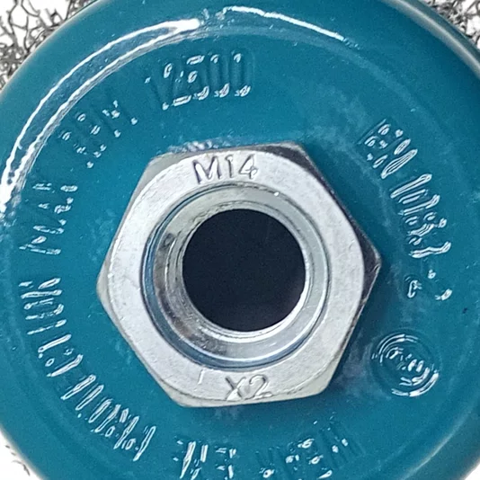 Escova De Aço Copo 75Mm M14 Com Fio Ondulado Makita - D-24094