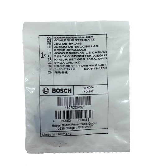 Escovas De Carvao Para Esmerilhadeira 1G76 Bosch - 1607000V37