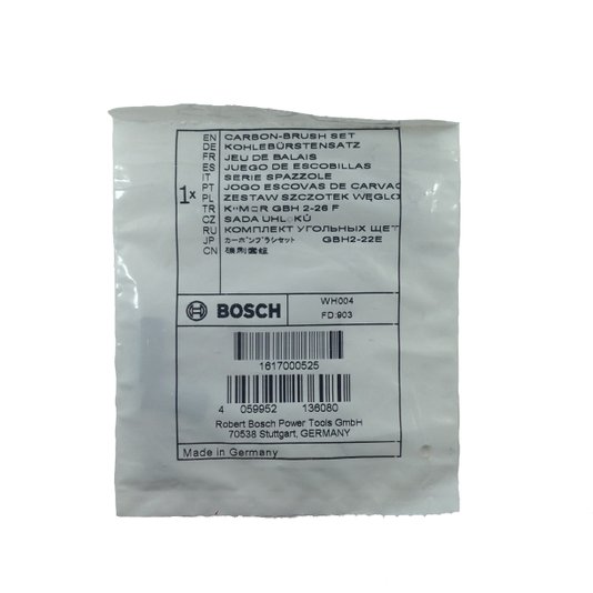 Escova De Carvao Para Furadeira Bosch 0601192414 "119B" - 1617000525
