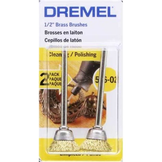 Escova De Latão 2 Unidades Dremel - 536 - 26150536Ab