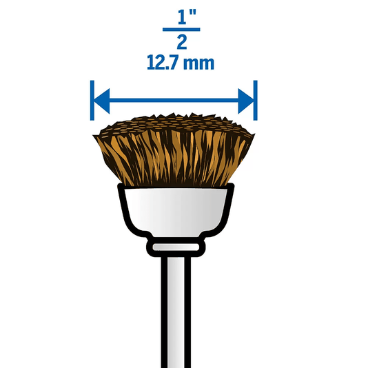 Escova De Latão 2 Unidades Dremel - 536 - 26150536Ab