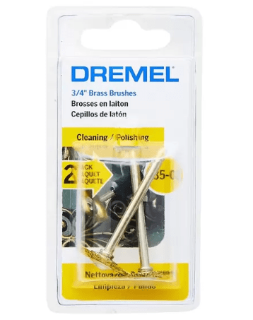 Escova De Latão 2 Unidades Circular Dremel - 535 - 26150535Ab