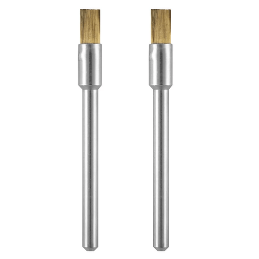 Escova De Latão Pincel 3,2Mm 1/8" 2 Unidades Dremel - 537 - 26150537Aa