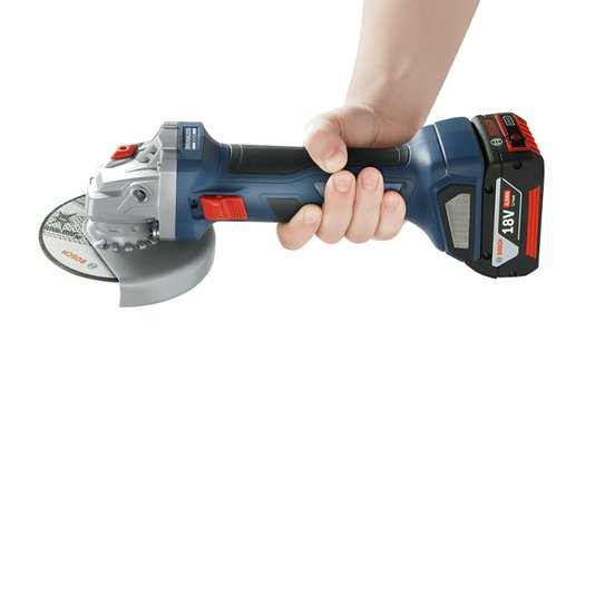 Esmerilhadeira À Bateria Bosch Gws 180-Li Brushless 18V 2 Baterias