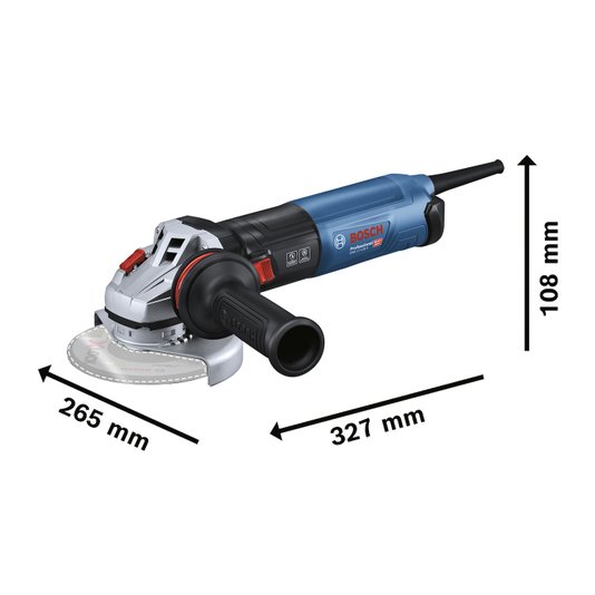 Esmerilhadeira Angular 125Mm Gws 17-125 S Bosch - 06017D03E0