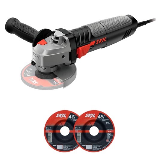 Esmerilhadeira Angular Skil 9004 4 1/2" 830W 220V Com 2 Discos