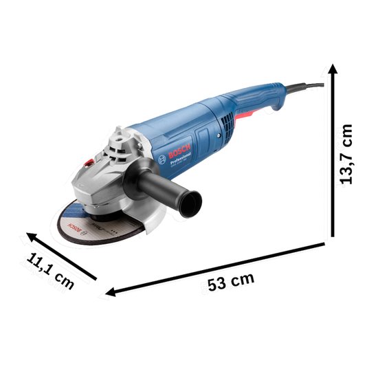 Esmerilhadeira 180Mm(7") 220V Gws 2200-180 Bosch - 06018F10E0