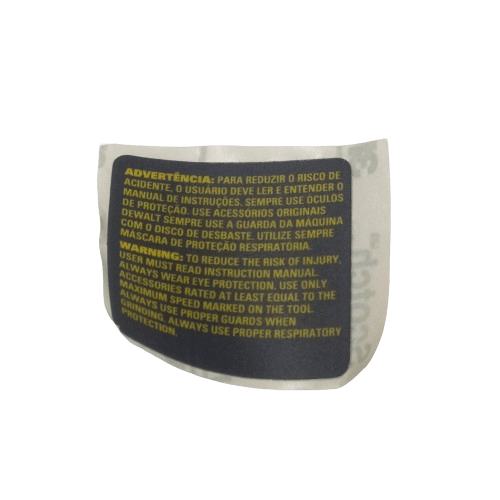 Etiqueta Manutencao Ironman Dwe4020/Dwe4120 - N185083 - Dewalt