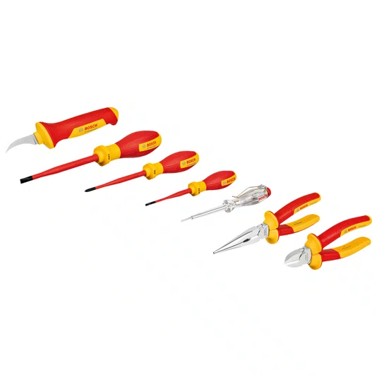 Bosch Jogo De Ferramentas Manuais Variadas Vde Com 7 Peças - 1600A02Ng3