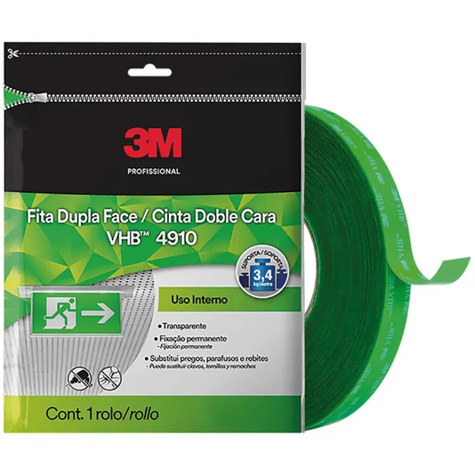 Fita Dupla Face Vhb 12Mmx20M 4910  3M 1046491012