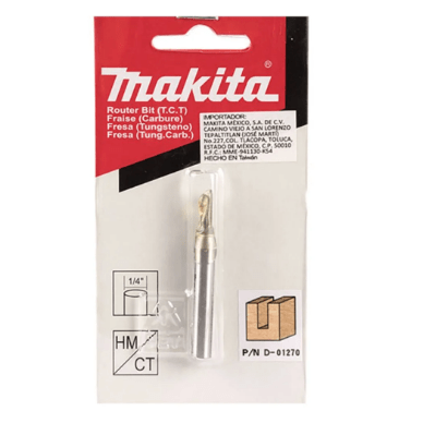 Fresa Dp P/Rebaixo 15 C/Rolamwento Ht 1/4Pol - D-03230 - Makita