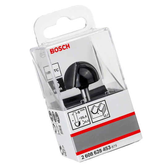 Fresa Meia-Cana 6 Mm Bosch - 2608628453