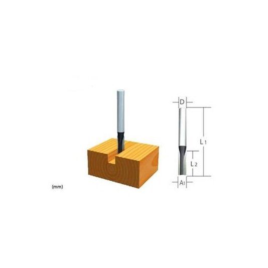 Fresa Paral Sp. Ht 1/4 Pol Makita - D-01286