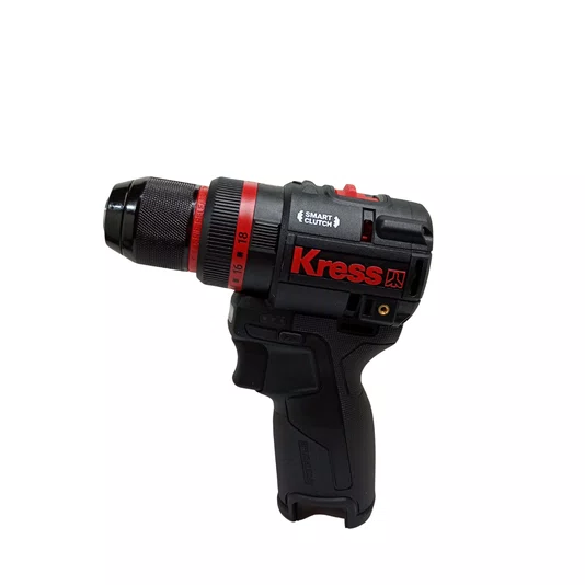 Furadeira De Impacto 10Mm 12V Brushless + 2 Baterias 2Ah + Carregador Bivolt E Acesórrios Kress - Kh363