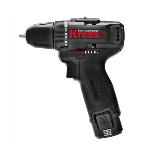 Furadeira De Impacto A Bateria Brushless 12V 10Mm Kuc11 - Kress