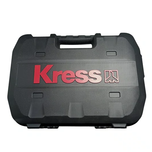 Kit Kress Furadeira De Impacto 1/2" 20V Brushless + Baterias 2Ah + Carregador Bivolt E Maleta Com Acessórios - Kh370.1