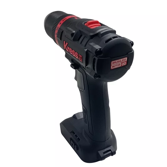 Kit Kress Furadeira De Impacto 1/2" 20V Brushless + Baterias 2Ah + Carregador Bivolt E Maleta Com Acessórios - Kh370.1