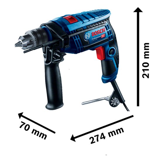 Furadeira Impacto Gsb13Re 650W 220V23Ac 06012B80E3