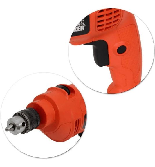 Furadeira de impacto 3/8'' (10mm) Tm500B2 560W 220V - BLACK&DECKER