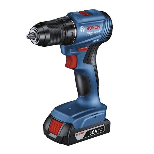 Furadeira/Parafusadeira 18V Bosch Gsr185Li-2B Sem Fio, 2 Baterias 06019K30E1
