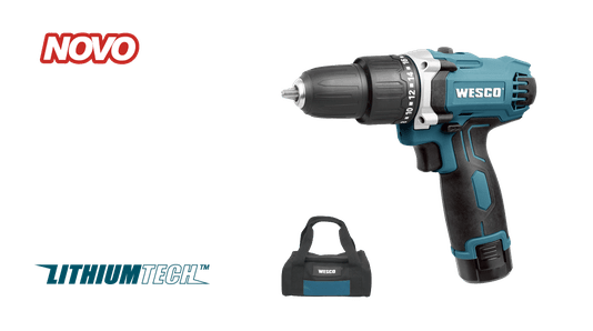 Parafusadeira Furadeira C/ Impacto 12V Ws2547K Wesco + Bolsa