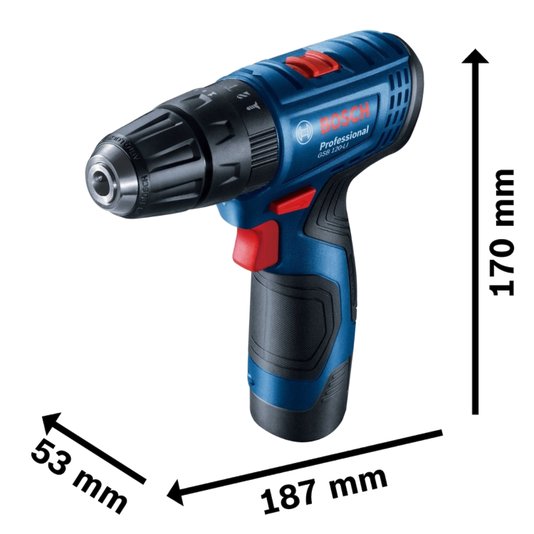 Furadeira/Parafusadeira Gsb 120Li Bivolt Maleta 06019G81E0 - Bosch