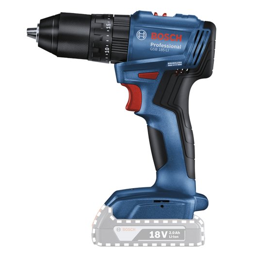 Furadeira Parafusadeira Impacto 18V Bosch Gsb185Li-Sb Sem Fio