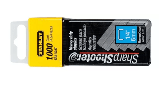 Grampos Trabalho Pesado 1/4 1000Pc Tra704T