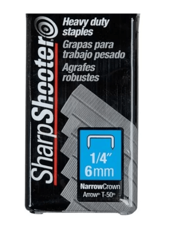 Grampos Trabalho Pesado 1/4 1000Pc Tra704T