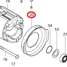 Guia Da Ventoinha Makita - 450839-5
