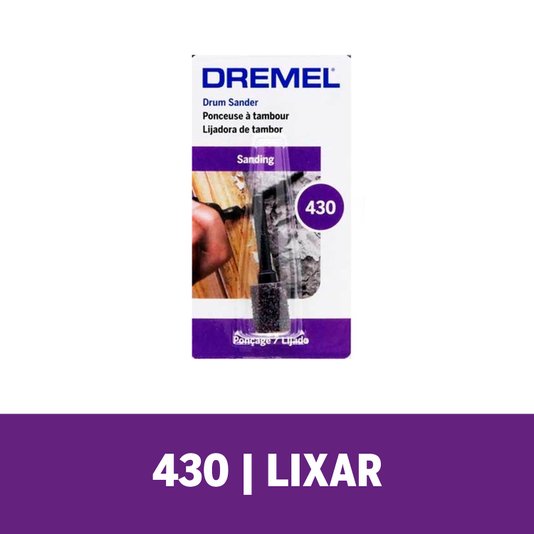 Tubo De Lixa Grão 60 Com Suporte 1/4" Dremel - 430 - 2615000430