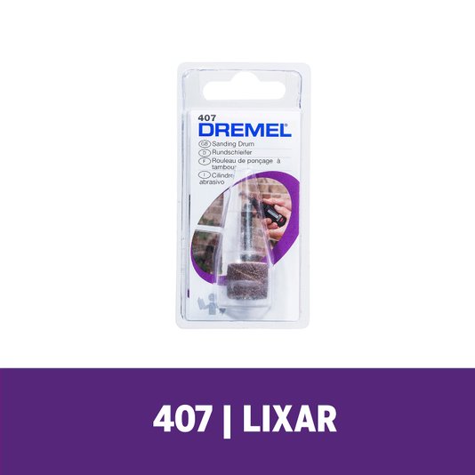 Haste Para Lixar De 12,7Mm + Tubo De Lixa Grão Grosso (407)