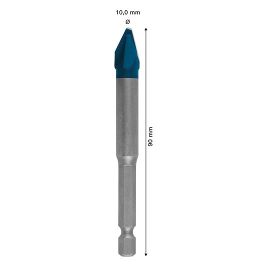 Hex9 Hard Ceramic 10X90Mm Bosch - 2608900593