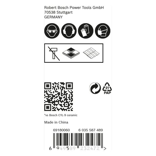 Brocas Hex-9 Hard Ceramic 5/6/8 Mm 2608900595 - Bosch