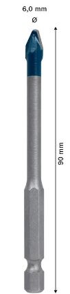 Hex9 Hard Ceramic 6X90Mm 2608900590