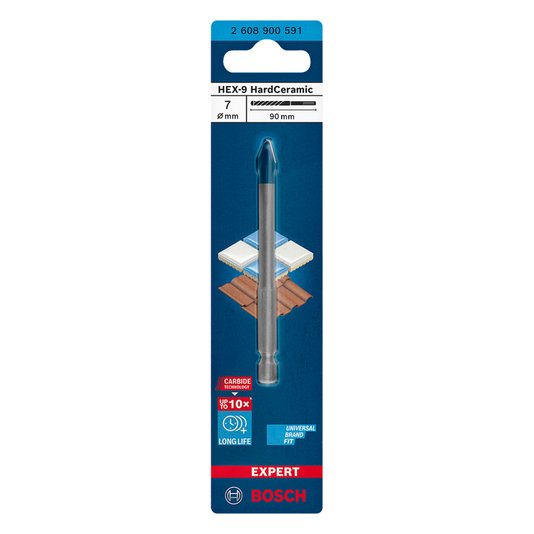 Hex9 Hard Ceramic 7X90Mm Bosch - 2608900591