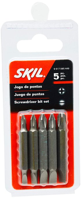 Jogo De Pontas Duplas Philips/Fenda 5 Peças Skil - 9617085449