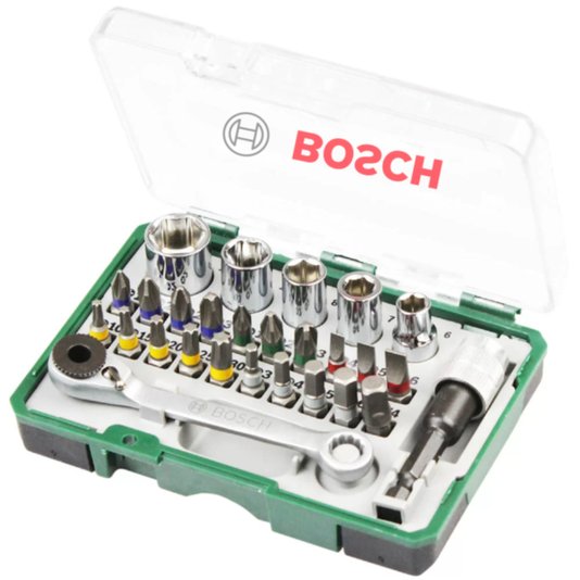 Jogo De Bits C/ 27 Pecas Bosch - 2607017160
