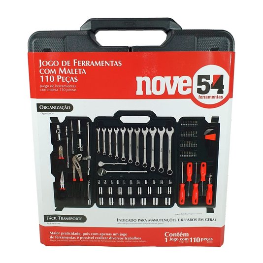 Jogo De Ferramentas C/110Pcs 3599110107 - Nove54